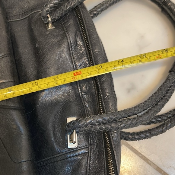 Vintage Lamb grey handbag. Large size - Picture 13 of 16